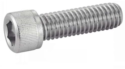 D-Work - Tornillos para metales (100 unidades, 6 hojas huecas, UNC, 5/16 x 2-3/4, acero inoxidable, A2
