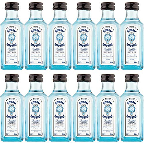 Bombay Sapphire London Dry Gin 5cl Miniature - 12 Pack