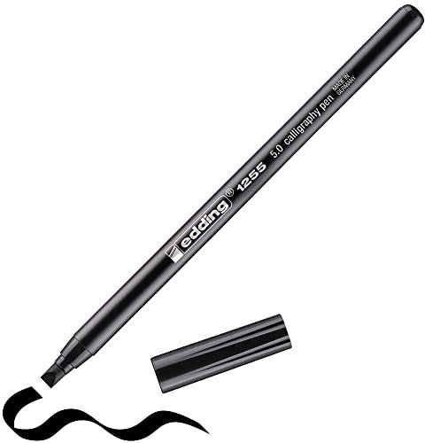 edding Kalligrafie-Stift edding 1255 calligraphy pen, 5,0 mm, schwarz