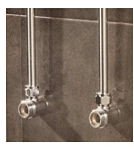 Triton Bar Mixer Fixings/Exposed Pipework Elbows - Up Down Wall UNBMXFIXEX