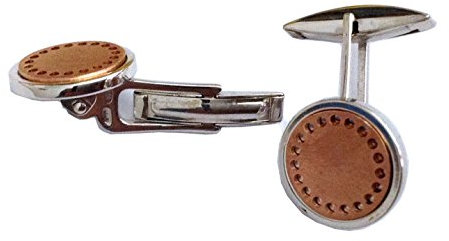 Runde Manschettenknöpfe in Silber 925 – 925 Sterling Silver Cufflinks