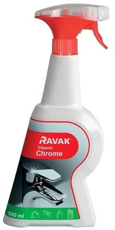 Ravak - Cleaner Chrome Spray nettoyant pour surfaces chromées, efficace contre la graisse et les dépôts de calcaire (X01106) - X01106