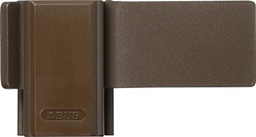 ABUS Fenster-Zusatzsicherung SW10 - Fensterschloss zur Montage ohne Anbohren des Fensterflügels - ABUS-Sicherheitslevel 4 - 10446 - Braun
