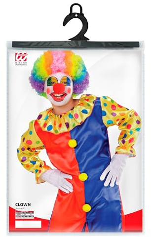 WIDMANN WDM95458 – barndräkt Clowns, 158 cm, 11–13 år, flerfärgad, S