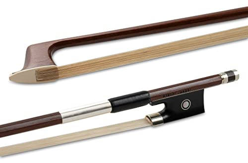GEWA Archet de violon Massaranduba Student 4/4, crin naturel, baguette carrée, qualité sélectionnée