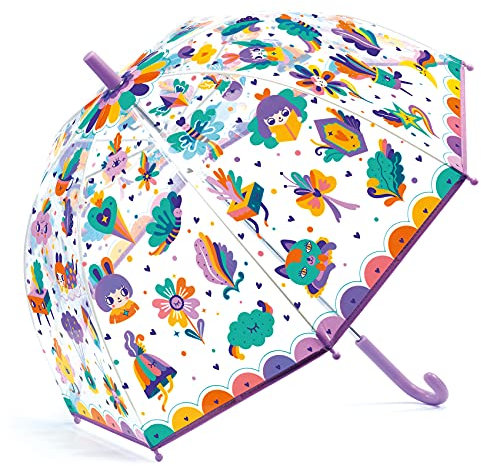 DJECO Regenschirm, Regenbogen, Zubehör, Unisex, mehrfarbig (mehrfarbig), einzigartig