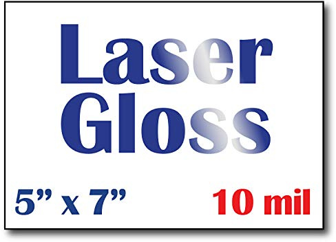 Hochglanz-Fotopapier für Laserdrucker, 12,7 x 17,8 cm, 50 Blatt