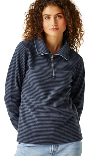 Regatta Womens Solenne 1/2 Zip Outdoor Stripe Fleece Pullover