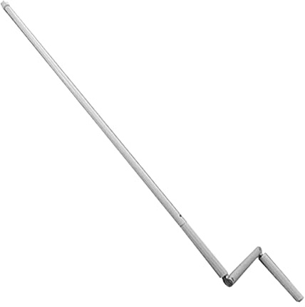 MANIVELLE COMPLETE Ø15 LG1000 (BLANC RAL9016)