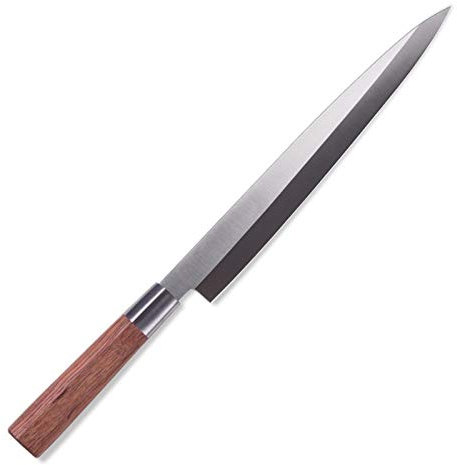 Sashimi japonais Tranchissez Chef Couteau High Carbon Acier inoxydable 270mm Lame Cuisine japonaise Couteau professionnel Couteau de chef (Color : Red, Kitchen Knife Size : 10 inch)