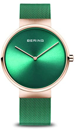 BERING Unisex Uhr Quarz Movement - Classic Collection mit Edelstahl und Saphirglas 14539-868 - 5 ATM