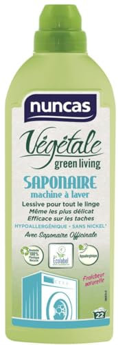 Nuncas Végétale - Saponaire Machine à Laver - Lessive pour Tissus délicats - 1000ml