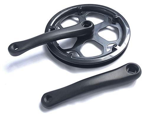 Ferleiss Klapprad Kurbelgarnitur 48T Vierkantloch 170mm Kurbelgarnitur Fahrrad Kurbel Set Ritzel