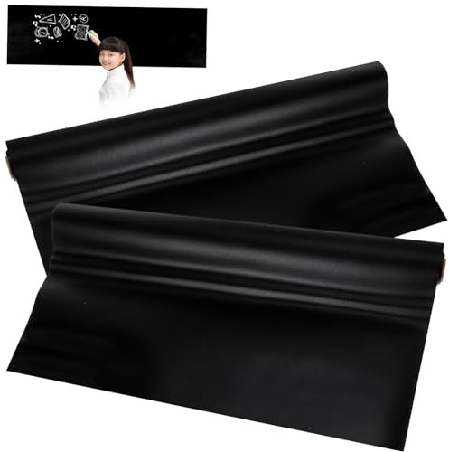 MAGICLULU 2 Piezas De Película De Pizarra Papel Tapiz De Pizarra Extraíble Pintura De Papel Tapiz Papel De Contacto De Pizarra Etiqueta De Papel De Pizarra Película De Espejo Para