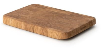 Schneidebrett 27x18x3 cm Eiche Stirnholz | 18 x 2,6 cm