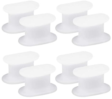 8 Piezas Separador de Dedos en Gel, Enderezadores de Juanetes, Separadores de Dedos de Silicona, FéRulas de Gel Para Dedos del Pie, Para Dedos de Pies Superpuestos
