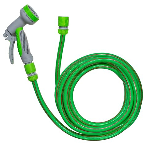 AP Supplies Cold Water Dog Shower Kit, Green, 5m Hose