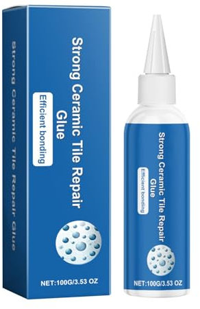 Colla per riparazioni ceramiche, colla adesiva per piastrelle | Colla ceramica adesiva per piastrelle Super colla,Colla per piastrelle Adesivo forte, colla impermeabile ad asciugatura rapida, riparazi