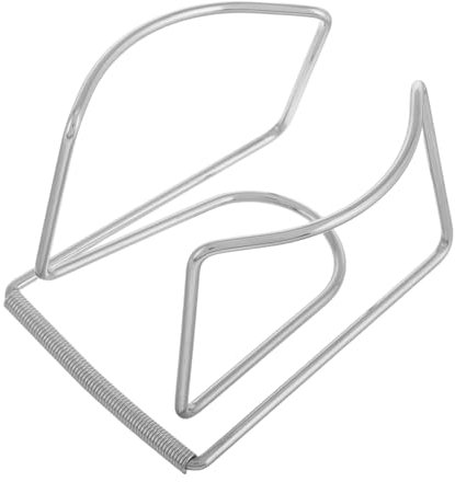 DECOMELODY Tragbarer Tennisballhalter mit Ergonomischem Design aus Stahl Silberfarbener Pickleball Clip für Hüftbefestigung für Tennis und Pickleball Übungen Unterwegs