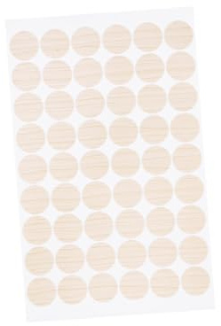 Vaguelly Borchie Copriviti Autoadesive in Pvc 54 Pezzi per Mobili Facile da Applicare e Rimuovere senza Residui per Decorare e Coprire i Fori delle Viti