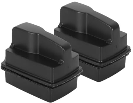 ACOLY 2 st magnetiska akvarierensborstar, dubbelsidig stark magnetisk halkfri algskrapa för rengöring av glas med en tjocklek på ≤ 4 mm