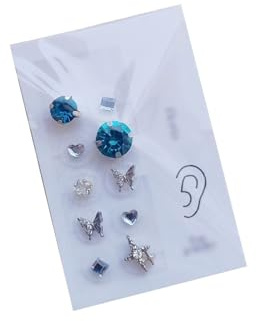 SXTYYH Graines D'oreille for Une Perte De Poids Holistique Graine D'oreille D'acupuncture for La Détoxification Du Corps Kit D'acupuncture for Oreilles Patchs for Oreilles(10pcs,B)