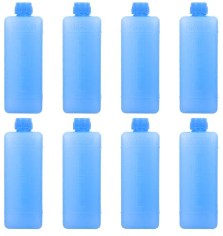 OUNONA Reusable Ice Packs Cooling Freezer Blocks for Air Cooler and Lunch Boxes 8pcs Pe Material to Lower Air Cooler Temperature, for Picnic and Camping Use