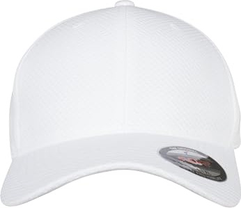 Flexfit (FLEYK) Kape Flexfit 3D Hexagon Jersey Cap, White, S/M, 6584