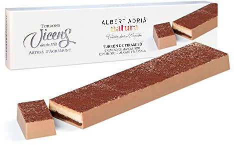 Turrón de Tiramisú Adrià Natura 300gr