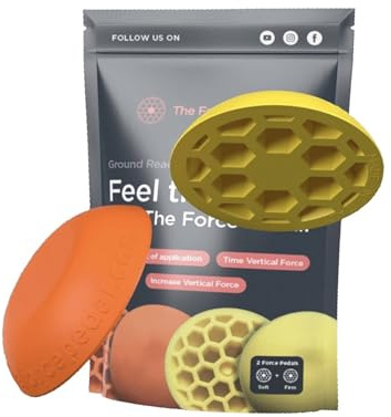 The Force Pedal - Golf Training Aid - Increase Club Head Speed - Ground Reaction Force and Stability - 2 Force Pedals