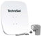 TechniSat SATMAN 65 PLUS - Parabola satellitare per 8 partecipanti (sistema satellitare da 65 cm, specchio con supporto a palo e UNYSAT Universal Octo LNB in custodia resistente alle intemperie)bianco