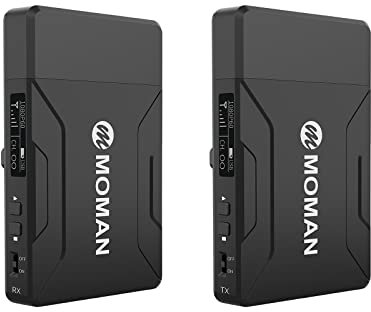 Wireless Video Transmission System, MOMAN Matrix 600 Dual HDMI Sender&Receiver Set, Image transmission 180m+ with APP Inbuilt Antennas, for Camera Monitor, Wireless-Transmitter-Reveiver-Video-Audio