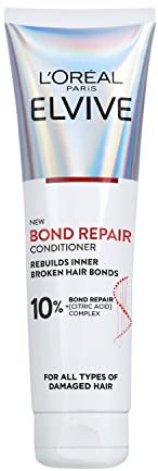 L'Oreal Paris Elvive Bond Repair Conditioner, for Damaged Hair, for Deep Repair, Bonding Hair Care, 150ml