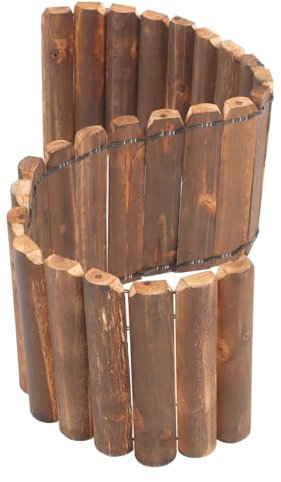 ORFOFE Clôture De Jardin Bois Panneau De Clôture Paysagère Bordure Ornementale pour Aménagement Paysager