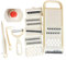 Affettaverdure, tagliaverdure, tritatutto e pelapatate, tritatutto multifunzionale, 11 pezzi, tritatutto ergonomico, per verdure, frutta, aglio, cipolle