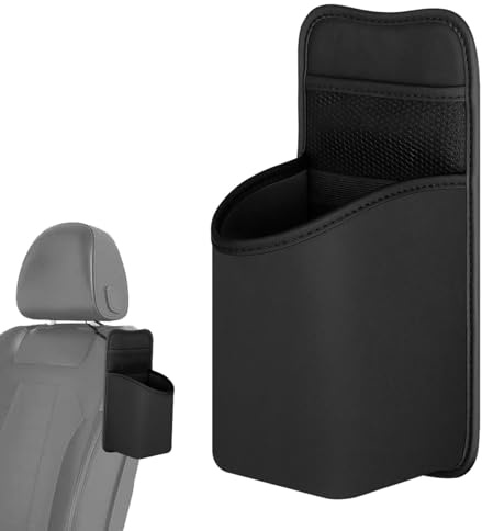 Portavasos para automóviles - Bolsa para portabotellas de Agua - Cuero Gran Capacidad Multifuncional Antideslizante Portavasos Compacto para Botellas Grandes y Bebidas Grandes para automóvil