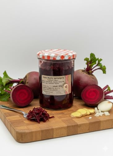 REGIONALA24 - Rote Beete geraspelt mit Ingwer und Zwiebel Manufaktur Handmade