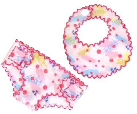 ibasenice Doll Underwear and Bib Panties for Pretend Play Soft Material for Reborn Dolls and Toy Accessories