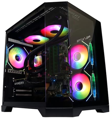 Liquid Cooled Gaming PC – Intel Core i9-14900KF | RTX 5090 32GB | 64GB RAM | 2TB NVMe SSD | ARGB Lighting | Windows 11 | WiFi (Intel Core i9-12900KF, RTX 5070)