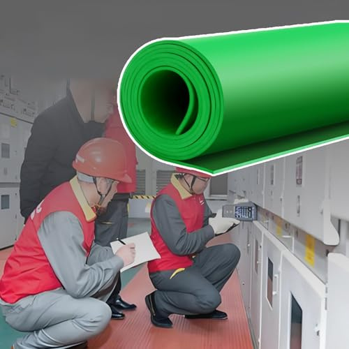 Tappetino in gomma per garage e banco da lavoro, rotolo di gomma isolante resistente, tappetino protettivo per aree del personale e aree di lavoro