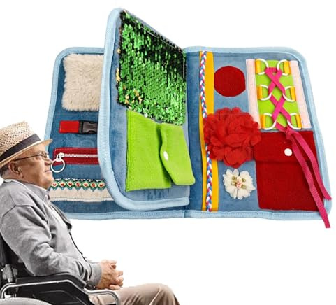 Couverture sensorielle pour la démence | Reconnaissance du jouet sensoriel pour | Manta Fidget Therapeutics pour les personnes âgées atteintes d'Alzheimer et de problèmes cognitifs