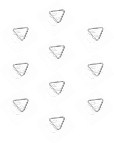PENIKOKO Lot de 10 Crochets Adhésifs Muraux pour Cadres Photo et Assiettes, Supports Invisibles 5,7 Cm, Fixation sans Perçage, Réutilisables, Adaptés pour Décoration Murale