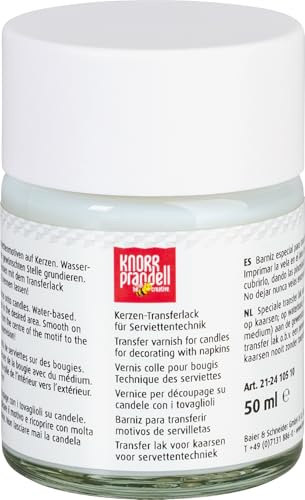 Knorr Prandell 1-Piece Transfer Varnish for Napkin Technique
