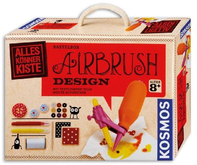 Kosmos 604073 - Airbrush Textil-Design, Bastel-Set