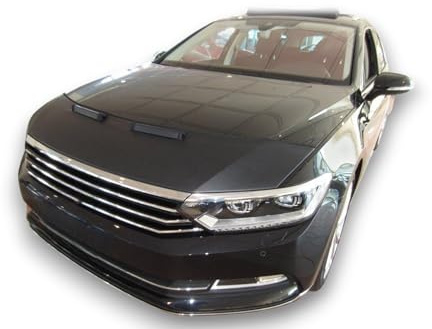 AB-00818 Auto BRA kompatibel mit VW Passat B8 3G 2014-2024 Haubenbra Steinschlagschutz Tuning Bonnet Bra Motorhaubenschutz