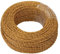 GreenSun Cable Trenzado Vintage - 2 Hilos Cable Electrico 20 Metros Cable Cuerda 2x0,75mm² para Lámparas de Araña, Apliques y Pantallas de Lámparas, dorado intenso