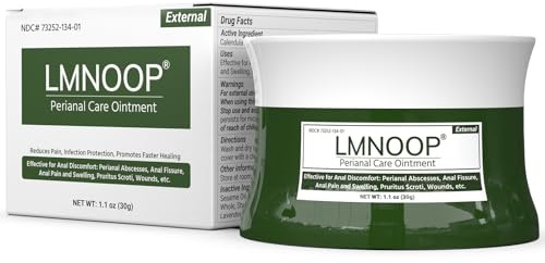 LMNOOP® Perianal Care Cream, Fast Healing Wounds for Anus Fissure, Abscess, Ulcer, Infection, Postpartum & Anal Fistula Surgery Wounds Recovery Ointment, Wound Treatment Cream for Itch Burning Relief