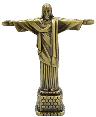Zonster Metall Brasilien Crist Redentor Jesus Figur Christus Der Erlöser Statue Jesus Christus Statue Katholische Geschenk Wohnkultur