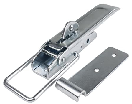 Safetytex Exzenterverschluss Spannverschluss verzinkt 210 mm (1 Stück) | Robuster Hebelverschluss für Anhänger, Kisten und Bordwände, einfache Montage und sichere Verriegelung