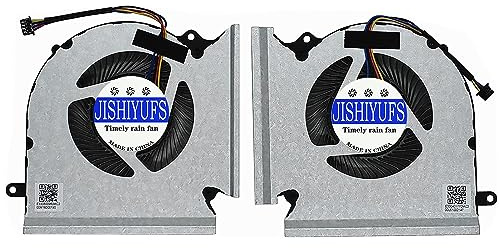 JISHIYUFS Ersatz für CPU+GPU-Kühler für MSI GE66 10SGS 10SFS 11UH GP66 Leopard 10UH 10UG 11UG 11UE GL66 MS-1541 MS-1542 PABD08008SH N453 PABD08008SH N453 PABD08008SH NH N453 454 Fan DC 5 V, 1 A